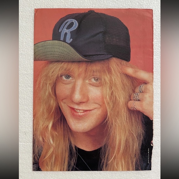 Warrant’s Jani Lane pinup - Picture 1 of 1